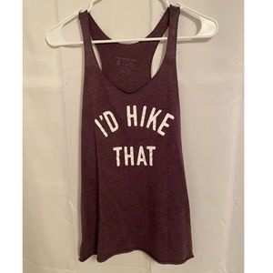 Purple razor back tank, small, Ultrasoft light weight